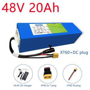 48V 20Ah 전기 자전거 배터리 리튬이온 포함 BMS 1000+ 라이프 사이클 모터 스쿠터용