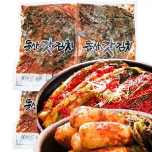 송완숙 장인의 여수 갓김치 2kg+2kg+2kg + 총각김치 1.5kg / 총 7.5kg