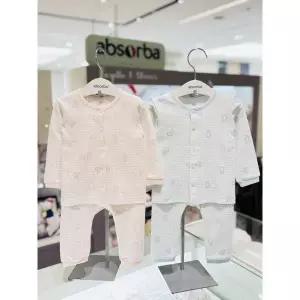 [압소바](하남점)[26년FW 임신출산백일돌선물]코나 내의+코비 내의 2벌 세트(AB26D1AN20BLPI)핑크+블루