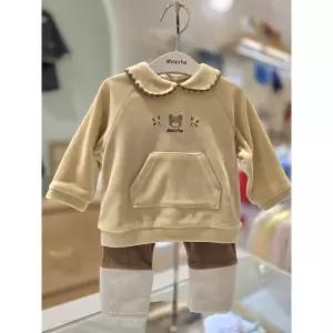 [압소바](강남점)(26년 F/W 백일.돌선물) 모펫 상하 (엘로우그린)