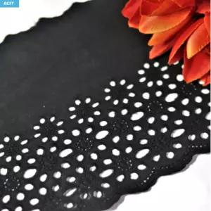 (1마) 동행의기쁨 4색 면 레이스 폭15cm 원단 끈 띠 홈패션 리본 공예 DIY