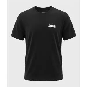 JEEP 코튼 30수 스몰로고 반팔 티셔츠 (JR5TSU092BK)