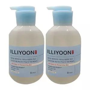 일리윤 세라마이드 아토 6.0 탑투토 워시 무향 500ml 약산성 바디클렌저 2개 Ss