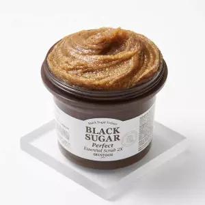 [각질순삭팩] 스킨푸드 블랙슈가 퍼펙트 에센셜 스크럽 2X 210g