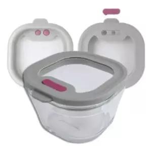 오픈뷰 내열 유리 밀폐용기 240ml