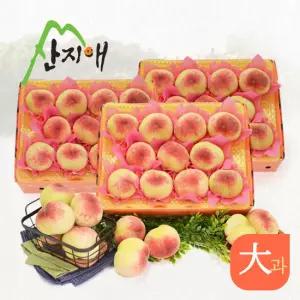 산지애 아삭아삭 햇복숭아 총 9kg (3kg3box) 144042