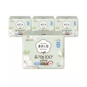 좋은느낌 울트라 슬림 생리대 여성용품 대형 16매 4팩 외 선택 MNS