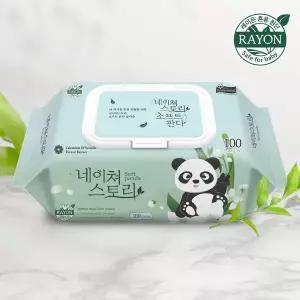 [아망떼]대용량 가성비 엠보싱 캡형 PAN 물티슈 100매 10팩