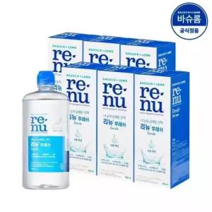 [] 바슈롬 리뉴 후레쉬 렌즈세척액 500ml x6개