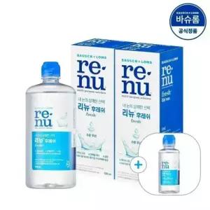 [] 바슈롬 리뉴 후레쉬 렌즈세척액 500ml x2개