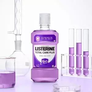 리스테린 구강청결액 토탈케어 플러스 입냄새 제거 750ml X 4개 MNS