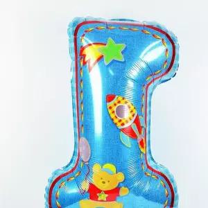 호일풍선 한살 생일장식풍선 답례품 블루 F8FB1