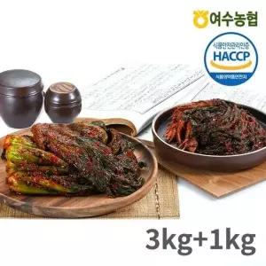 [셀러허브][여수농협] 여수돌산 갓김치 3kg+고들빼기1kg (S50592507)