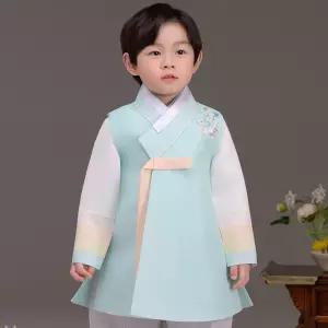 QT921-라온하늘 남아한복 아동한복