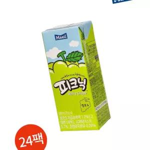 매일 피크닉 청포도 200ml 24팩 카페용
