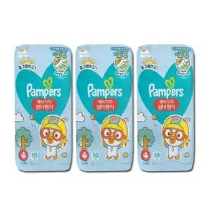 수앤서3 기저귀대량판매 4단계 기저귀도매 에어차차 팸퍼스 썸머 팬티 1박스60매x3팩 정확한 배송