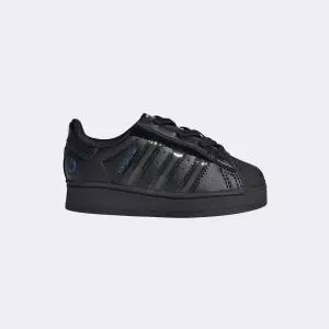 아디다스 슈퍼스타 LED 라이트 컴포트 클로저 인펀트 - CBLACK/CBLACK/PREVIO