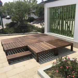 캠핑데크 방부목데크 조립식 평상 한 90 테라스 메쉬 마당 정원 마루 옥상 펜스