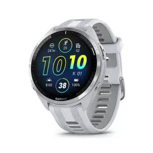 가민 포러너 965 러닝 GPS 스마트워치 화이트스톤, 47mm