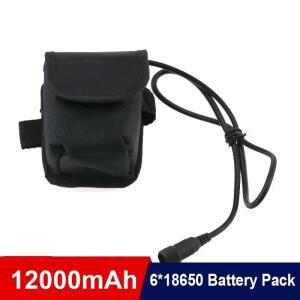 18650 배터리 팩 8.4V 12000mAh 자전거 라이트 + 손전등 액세서리 헤드 대 한 1pc 가방