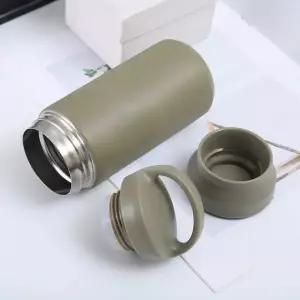 텀블러 손잡이 스텐 이중 진공 보온 보냉 텀블러 350ml M11556