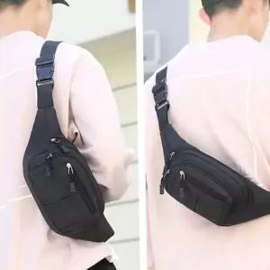 힙색 심플 방수 경량 남성가방 남성힙색 여행가방 슬링백