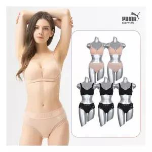 푸마바디웨어 [9차 리오더 입고][푸마] 여성 노와이어 베이직핏 브라팬티 10종 세트 124987