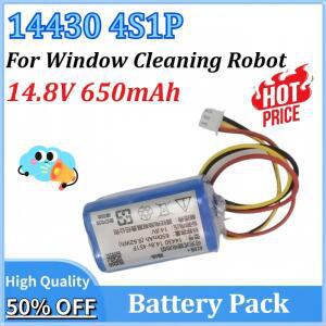 14430 4S1P 14.8V 650mAh 9.62Wh 창문 청소 로봇용 충전식 리튬 배터리 팩
