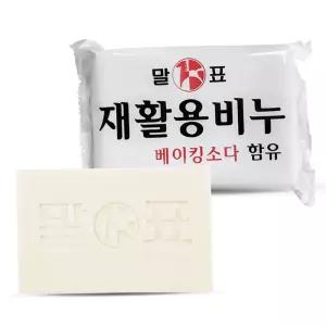 세탁비누 말표 재활용 베이킹소다 함유 빨래 비누 400g 24개