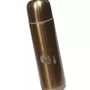 (옵션 골드500ml)피터래빗 골드 원터치 500ml 보온병 개인용 학생 텀블러 캠핑 진공 휴대용 사무실