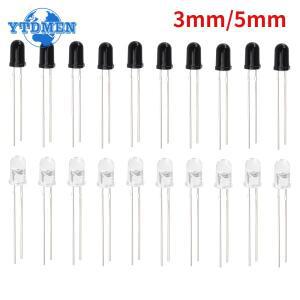 Arduino DIY 용 10 쌍 3mm 5mm 940nm LED 적외선 이미 터 및 IR 수신기 다이오드 F3 F5