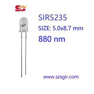 20개, 880nm, 5.0mm, 적외선 LED, SIR5235, IR 발광 다이오드