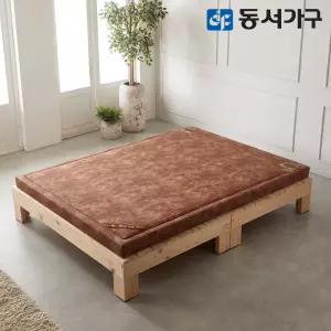 로제 무헤드 편백나무 ALL 프레임 퀸 Q 황토볼 흙침대 DF638386