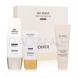 오휘 데이쉴드 퍼펙트 선 블랙 80ml 기획 세트