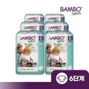 밤보네이처 밤보그린 기저귀 6단계 밴드형 1박스 20Px6팩