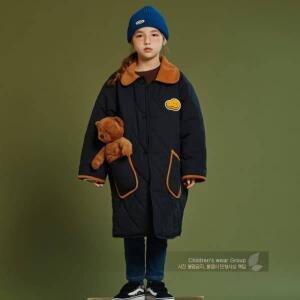 [디작소]여아 남아 유아복 아동복 겨울 가을 스마일 퀼팅 자켓