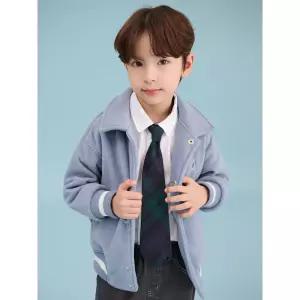 [BEANPOLE KIDS] [BEANPOLE KIDS] 플리스 칼라 야구점퍼  스카이 블루 (BI5141U01Q) (BI5141U01Q)