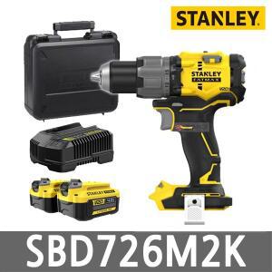 [스탠리] SBD726M2K 충전 햄머 드릴 드라이버 20V MAX 4.0Ah 배터리 2개 FATMAX 3모드 2단토크조절