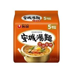 농심 안성탕면 봉지라면 125g 총40개