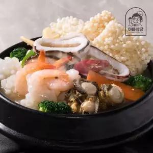 [아빠식당]8가지 해물과 야채듬뿍 황제 해물누룽지탕 760g 3팩