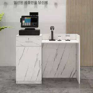 인포메이션 카운터 테이블 안내 미용실 식당 계산대