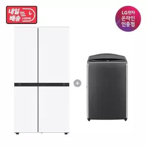 체감가 177만 LG 디오스 AI 오브제컬렉션 S836MQQ012 + T19MX8A 냉장고 통돌이 세탁기 세트