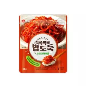 학교 60g 밥도둑 쓱쓱싹싹 샘표 오징어채볶음 서치43
