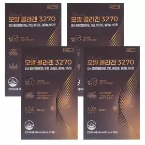 주영엔에스 모발 콜라겐 3270 피쉬콜라겐펩타이드 비오틴 20ml 28포, 4개 CB