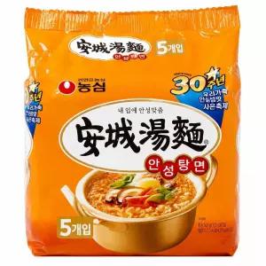 안성탕면(멀티팩) 125g X 5 X 8묶음 (40개입)