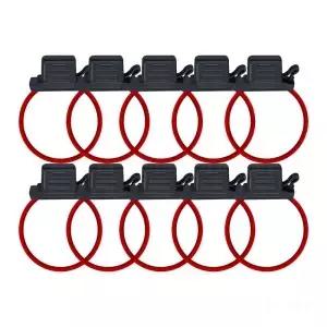 5/10개 인라인 퓨즈 홀더 10AWG/12AWG/14AWG/16AWG/18AWG ATO/ATC 블레이드 3A 5A 10A 15A 20A 30A 40A