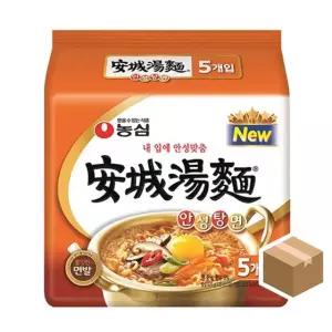 라면 농심 안성탕면 멀티 120g 5입X8봉