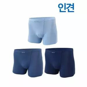 [하프클럽/제임스딘]쾌적한 인견 베이직 인밴드 드로즈팬티3매입(JHMDZZ09)95-1