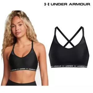 언더아머 UNDER ARMOUR 여성 컴프레션 UA 크로스백 로우 스포츠 브라 1386424-001