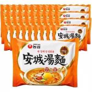 농심 안성탕면 봉지라면 125g x 40개